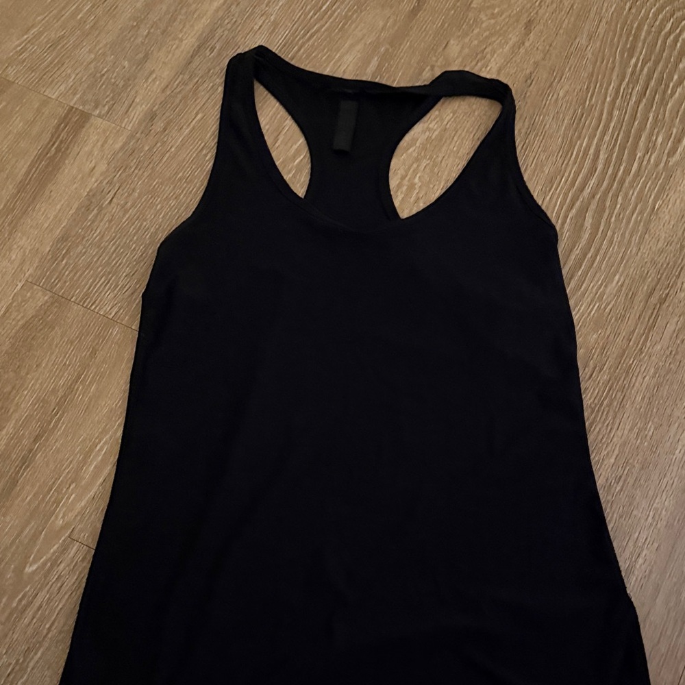Women's Black Workout Racerback Tank Top